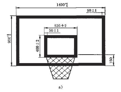 篮球框尺寸详解及标准图解
